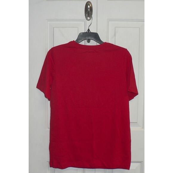 Nike Girls Move Your Soul Short Sleeve Crew Neck Graphic Cotton Tee Red XL $28 - Picture 4 of 5